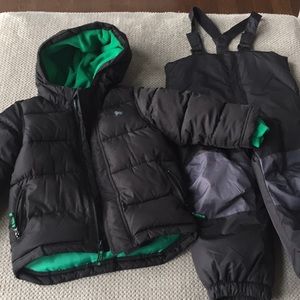Boys two piece snowsuit